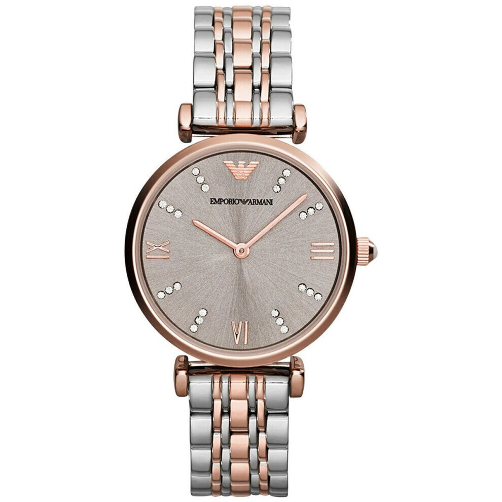 Armani Emporio Ar1840 Two Tone Gianni Ladies Watch