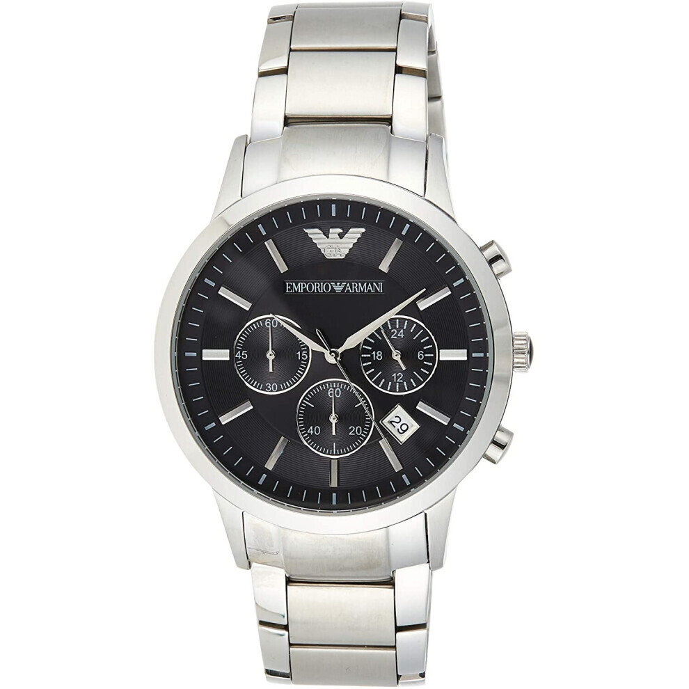 Armani Emporio Men's Watch Chronograph Ar2434, New With Tags