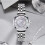 Empoirc Armanni  Ferris Wheel quartz watch AR1908 shell white 3