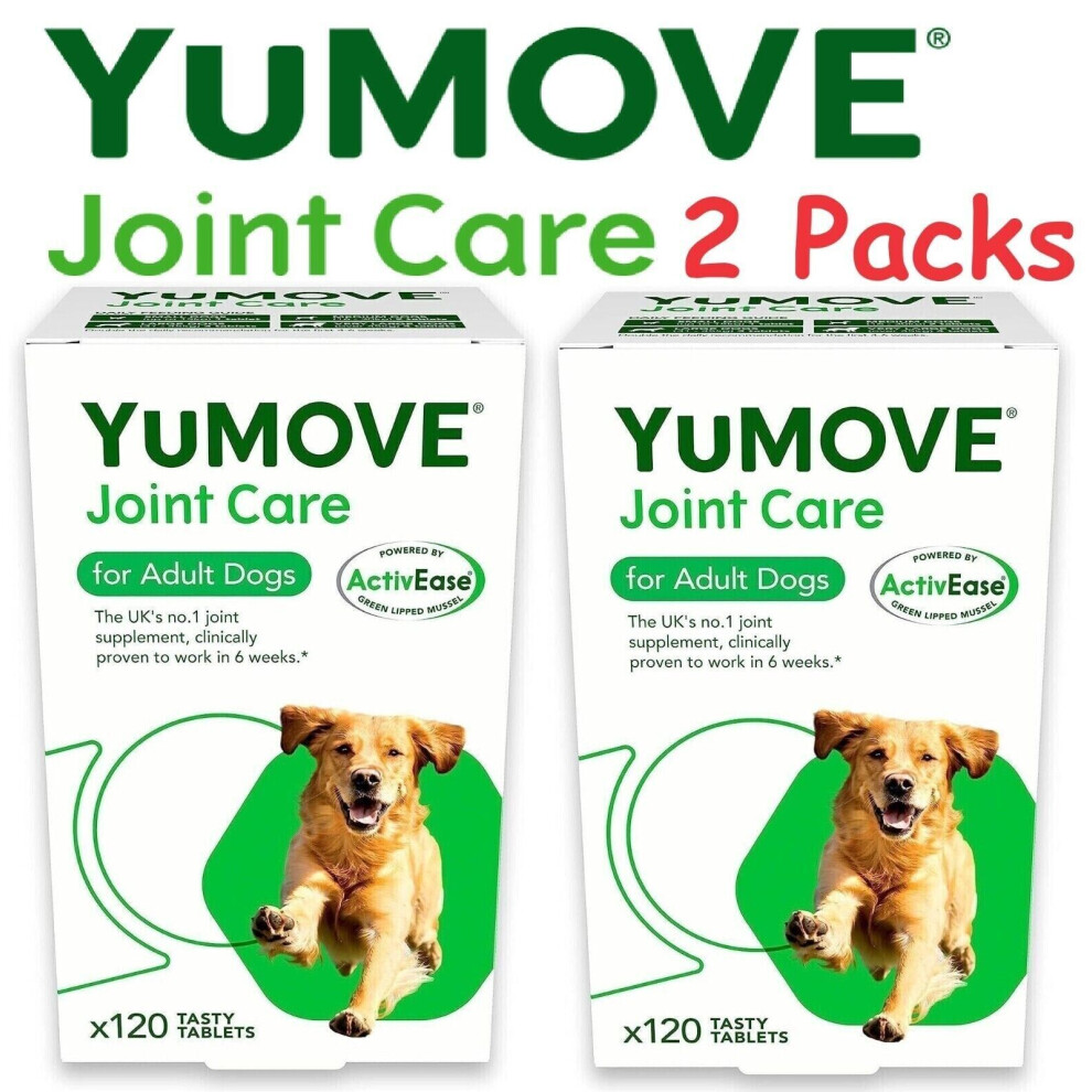 Lintbells YuMOVE Dog Joint Supplement for Stiff older adult Dogs 240
