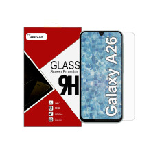 Samsung Galaxy A26 Tempered Glass Screen Protector - 9H Hardness, Oleophobic Coating, Anti-Fingerprint, Easy Install, Case-Friendly