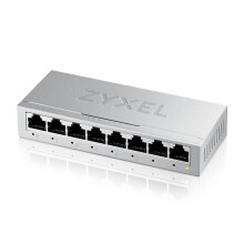 Zyxel Switch unmanaged Layer2 8 Port • 8x 1 GbE • Desktop • Lüfterlos • Metallgehäuse • GS-108BV5