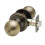 Copper Creek BK2020AB Ball Door Knob  Passage Function  1 Pack  in Ant 1