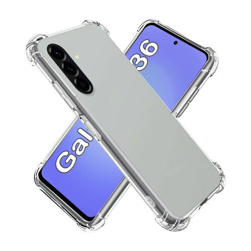 (Clear) For Samsung Galaxy A36 Silicone Gel Phone Case 2