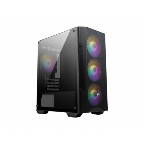 MSI MSI MAG Forge M100A Micro Tower Black, Transparent