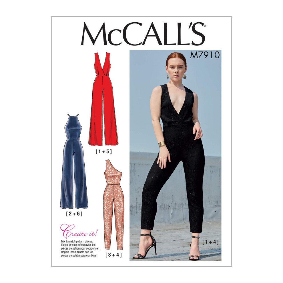 McCall Pattern Company McCall's Create It Dames Jumpsuit voor Speciale Gelegenheden Maten 14-22 Naaipatroon
