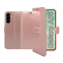 (Rose Gold) For Samsung Galaxy A56 Wallet Flip Cover Case