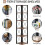 Tribesigns Tribesigns Bookcase 6 Tier Corner Shelf, 180 cm High Rustic Corner Bookshelf 5