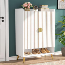 Armoire à chaussures Tribesigns Armoire de rangement à chaussures à 6 niveaux avec étagères réglables
