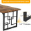 Tribesigns Tribesigns bureau, computerbureau PC tafel 160 x 80 x 75 cm 5