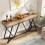 Tribesigns Tribesigns Console Table 140cm Console Table, Wooden Entryway Table with Unique Metal Base 2