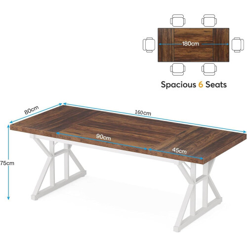 Tribesigns Tribesigns desk 160 x 80 cm office table computer table PC table work table 1