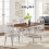 Tribesigns Dining table Rectangular dining room table, kitchen table, 160 x 80 x 75 cm, kitchen 8