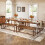 Tribesigns Tribesigns Dining Table 4-Piece Dining Table Set, 130cm Kitchen Table with 2 Benches & Table Runner 2