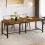 Tribesigns Dining table 200x60cm wooden dining table for 8-10 Industrial rectangular kitchen table 1
