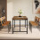 Tribesigns Dining table 200x60cm wooden dining table for 8-10 Industrial rectangular kitchen table 7