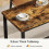 Tribesigns Dining table 200x60cm wooden dining table for 8-10 Industrial rectangular kitchen table 4