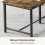 Tribesigns Bureau d'ordinateur Tribesigns 200x60x75cm, table de bureau double PC, bureau double industriel 7