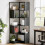 Tribesigns Tribesigns Corner Shelf 6-Tier Floor Standing Bookshelf, Corner Shelf Storage Display Rack 1