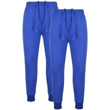 (2-3 Years, Royal Blue 2 Pack) Kids Unisex Fleece Jogging Bottoms Trouser