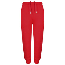 (3-4 Years, Red) Kids Unisex Fleece Jogging Bottoms Trouser