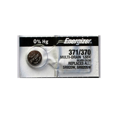 Energizer JULES BOREL Maxell E370/371EN Energizer E370/371 Sr920