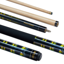 (10mm) Powerglide Pool Cue Skyline 2 Piece 10mm Tip Rubber Grip Butt