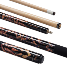 (13mm) PowerGlide Burner 57" Pool Cue 10mm Tip Rubber Bumper
