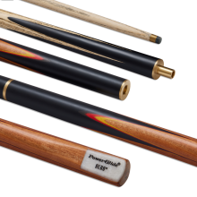(Aero) Powerglide Target Snooker Cue 3/4 Jointed 9.5mm Tip Hardwood Butt
