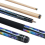 (10mm) Powerglide Psychedelic One 2 Piece Pool Cue Stick Maple Shaft 1