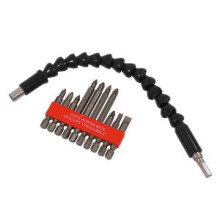 Neilsen 11 Piece Power Bit Set Flexible Screwdriver Extension Bar Drill Bits Set