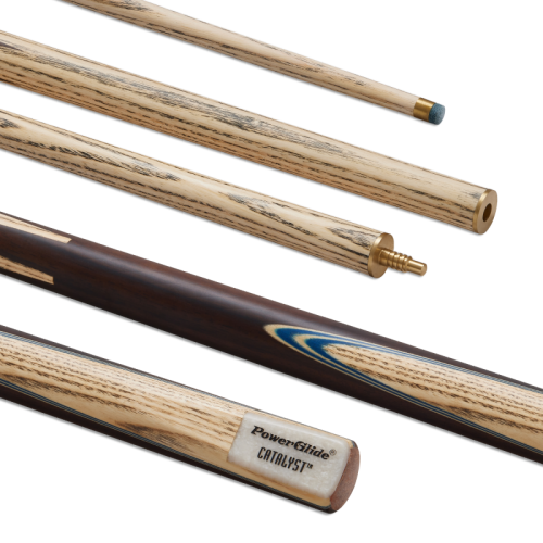 (Catalyst) Powerglide Catalyst Snooker Cue 2 Piece Rosewood Butt 9.5mm Tip