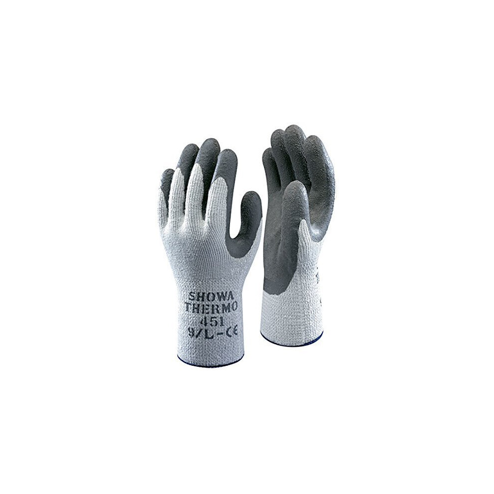 10 Pairs Of Showa 451 Thermo Work Wear Gloves - Thermal Winter Warm - Safety Grip - Size 10 Xl 700358068485