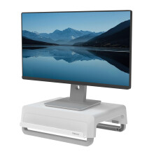 Fellowes Monitor Stand for Desk - Breyta? 100% Recyclable Monitor Stand for the Home and Office - Ergonomic Portable Monitor Stand with 3 Height