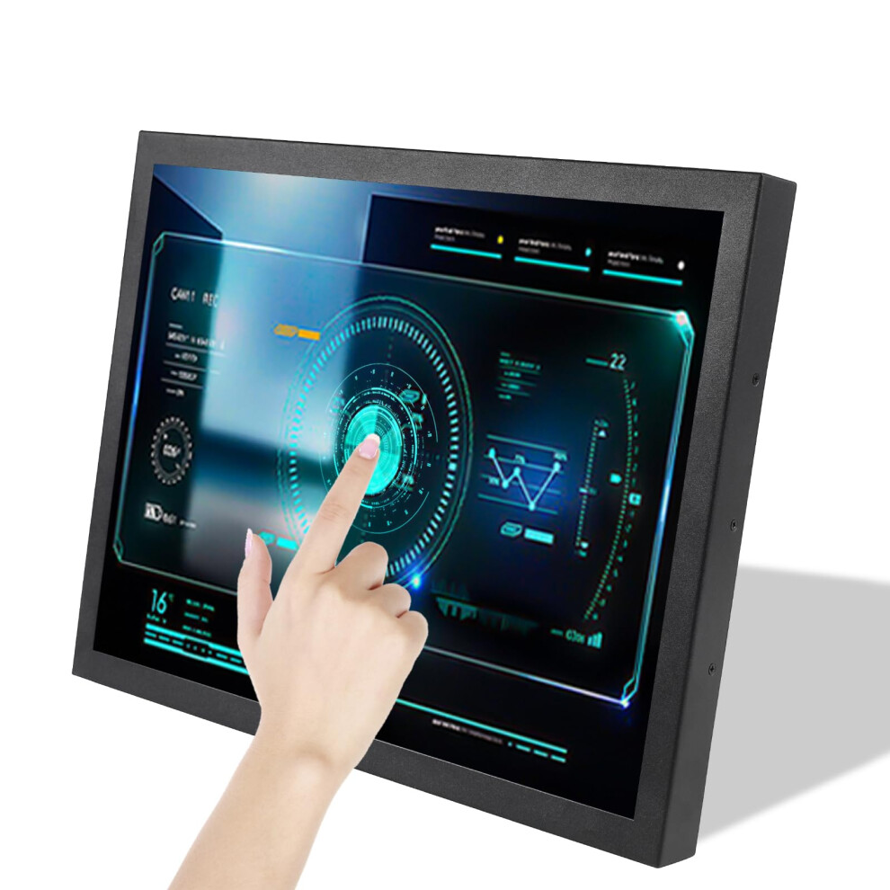 Vsdisplay Industrial Touch Monitor,19 Inch 1280X1024 1000Nit Tft Resistive Touch Sensor Lcd Screen, Hdmi Vga Dvi Video Input,Metal Shell With Brackets 619438619625