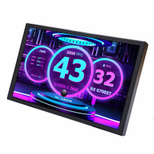 VSDISPLAY 8 Inch Small Mini LCD Monitor 1280x800 IPS Screen Display for PC Case DIY Building/Laptop/Computer with Mini HD-MI Video Input