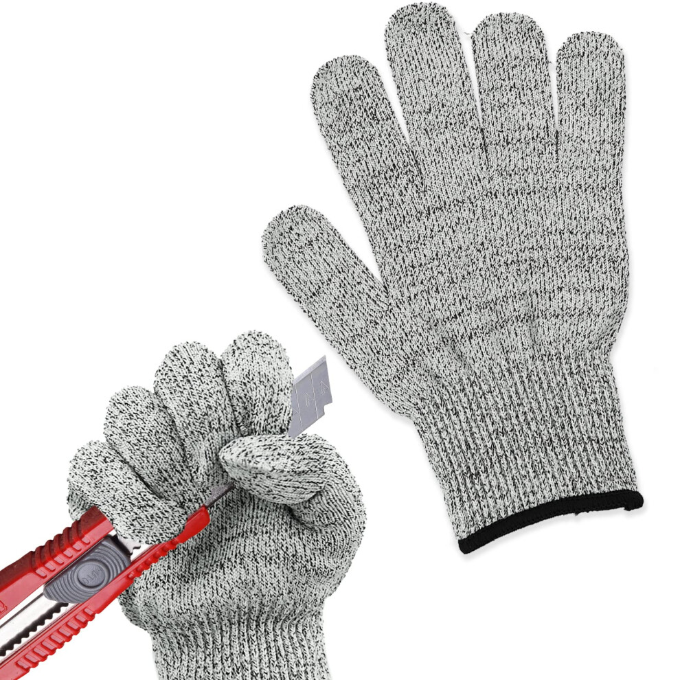 Medium Cut Resistant Gloves, Safety Gloves,Level 5 Protection Safety Work Gloves, Food Grade High-Performance, Safety Gloves For Kitchen Cut Meat, 720168546638