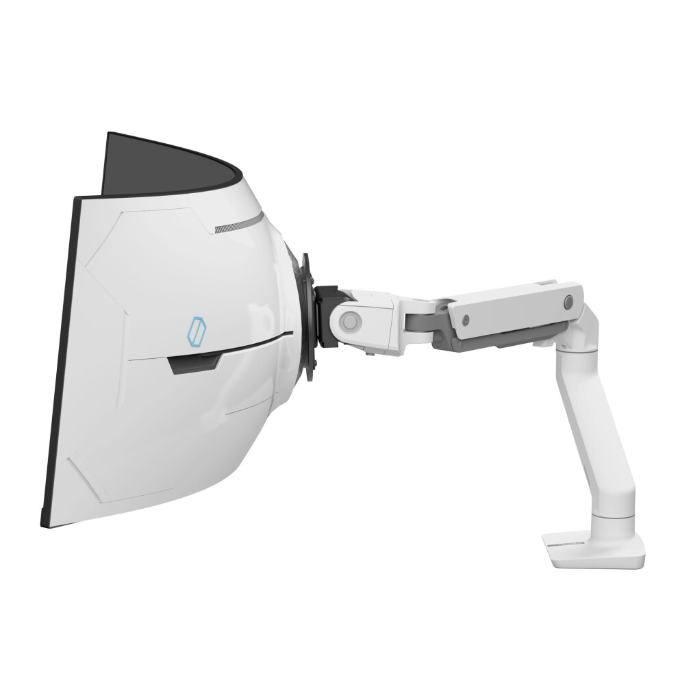 Hx Vhd Premium Heavy Duty Gaming Monitor Arm, Single Monitor Desk Mount ? For 1000R Curved Ultrawide Monitors Up To 57 Inches, Weight 13-17Kg, Vesa 698833091922