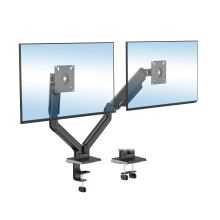 Mount-It! Fuld bevægelse Dual Monitor Mount med fjederarme, 17" til 32", Justerbar arm