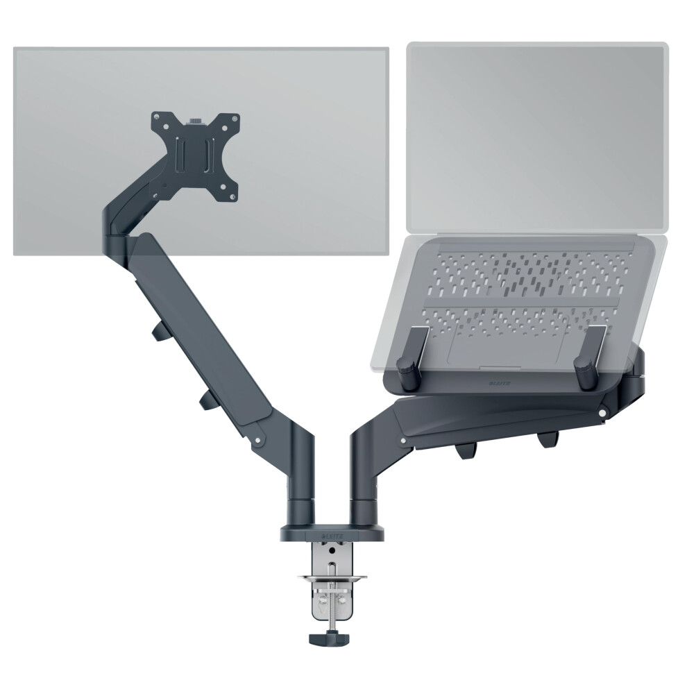 Leitz Ergo Space Saving Dual Monitor & Laptop Arm - Image 17