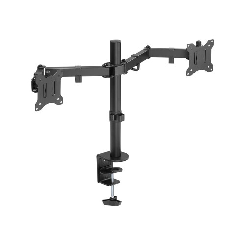 Support écran - Goobay - 58529 - Double support de bureau - Inclinaison 90 - Rotation 45 2