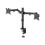 Support écran - Goobay - 58529 - Double support de bureau - Inclinaison 90 - Rotation 45 1