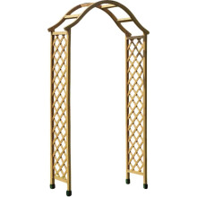 Gardman 07713 Elegance Wooden Garden Arch Pergola Tan Finish Plant Support