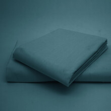 Artistic Fashionista EASYCARE & Non Iron Polycotton DUVET/QUILT COVER & PILLOWCASES BEDDING SET (King, Teal)