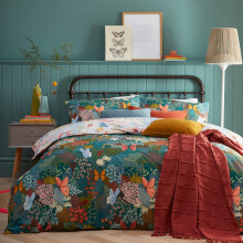 furn. Forage Duvet Cover Set - King - Teal