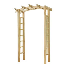 Zest Moonlight Arch ? Elegant Wooden Garden Arch, PEFC-Certified, Perfect for Climbing Plants, Outdoor Decor, and Garden Entrances