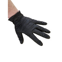 Black Rhino Premium Heavy Duty Nitrile Gloves - Black - Pack of 100 (NG502FM)