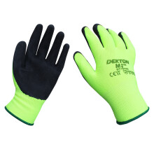 DEKTON 8/M Premium Ultimate Comfort Latex Foam Working Gloves | Ultimate Protection for DIY & Tradesmen | Ultra Grip Material | CE Cat 2 & EN388