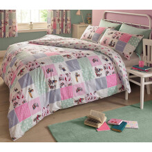 Roald Dahl Matilda, Patchwork Bed set, includes duvet cover and pillowcase (Double Set)