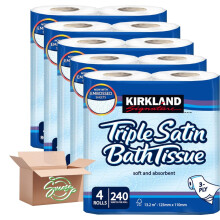 Toilet Tissue Roll Triple Satin 3-Ply Toilet Tissue 20x Rolls - Ultimate Household Convenience Sucasa
